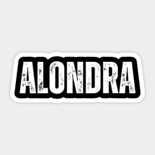 Alondra Name Gift Birthday Holiday Anniversary Sticker